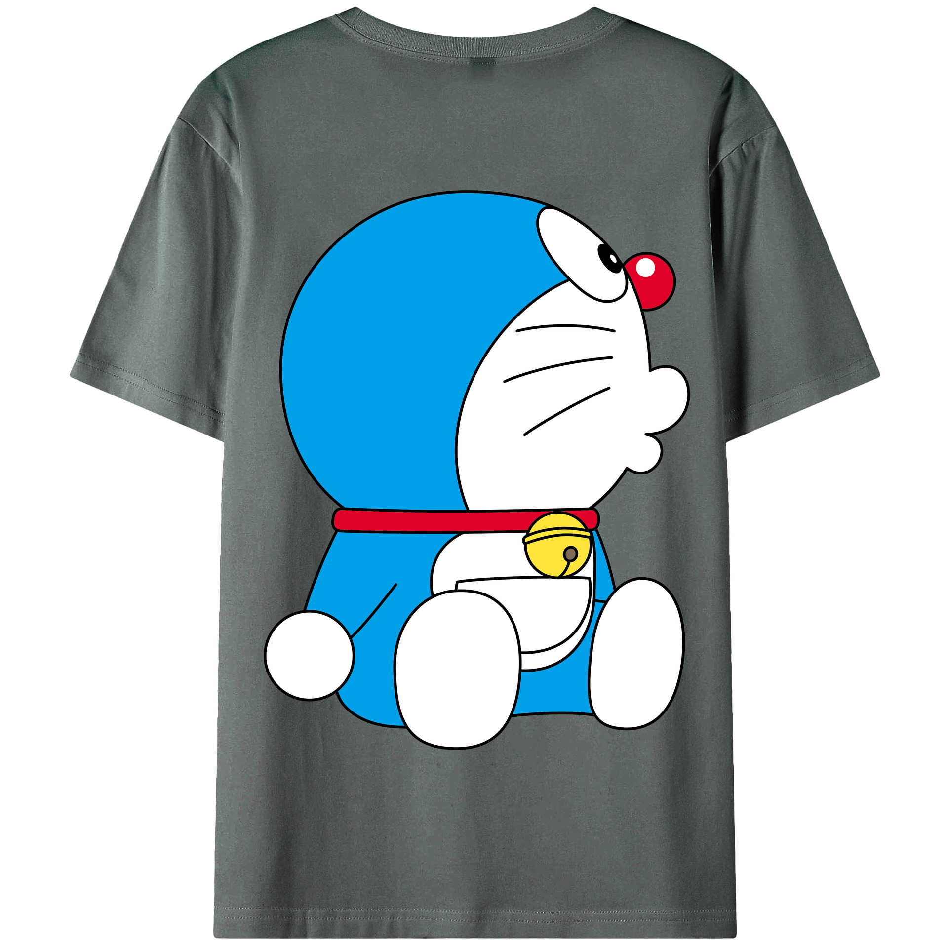 （画像用） ドラえもん Doraemon 綿100％半袖Tシャツ（背面プリント）